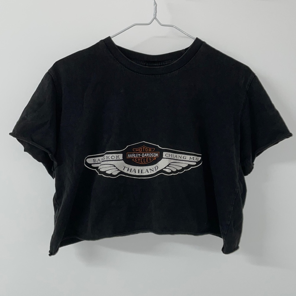 Harley-Davidson Graphic Crop Tee - Picture 1 of 4